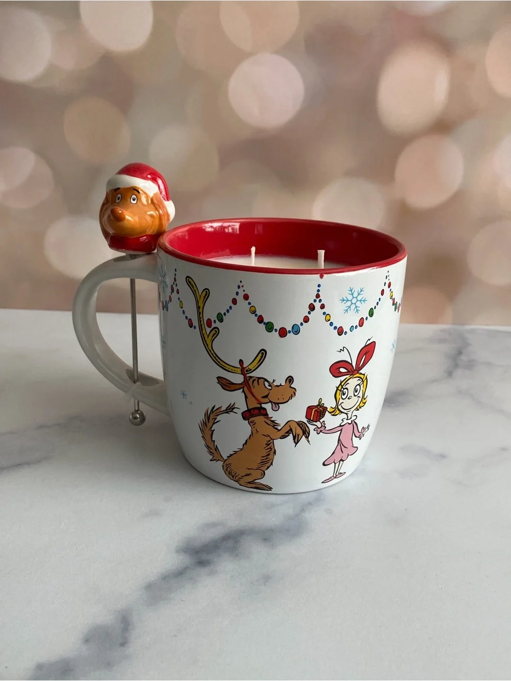 Max and Cindy Lou Who Handmade Soy Wax Candle